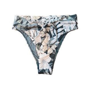 Seafolly High Waist Floral Bikini Bottom NWOT